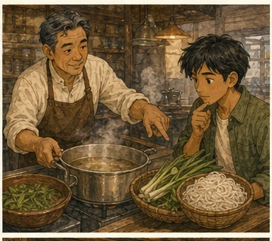 Minh họa 2. Nồi nước dùng