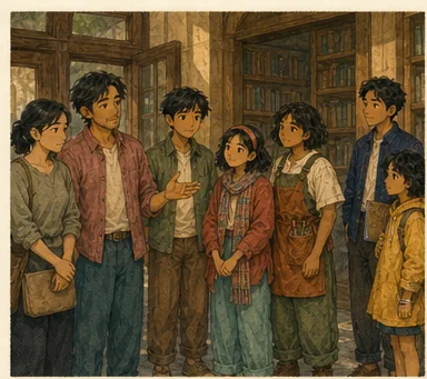 Minh họa Scene 1 — A Familiar Sentence